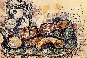Paul Signac The still life having bottle Norge oil painting reproduction